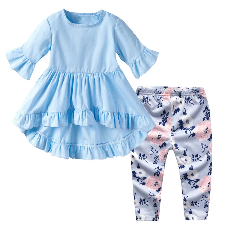 Одежда для маленьких девочек в европейском и американском стиле коллекция 2019