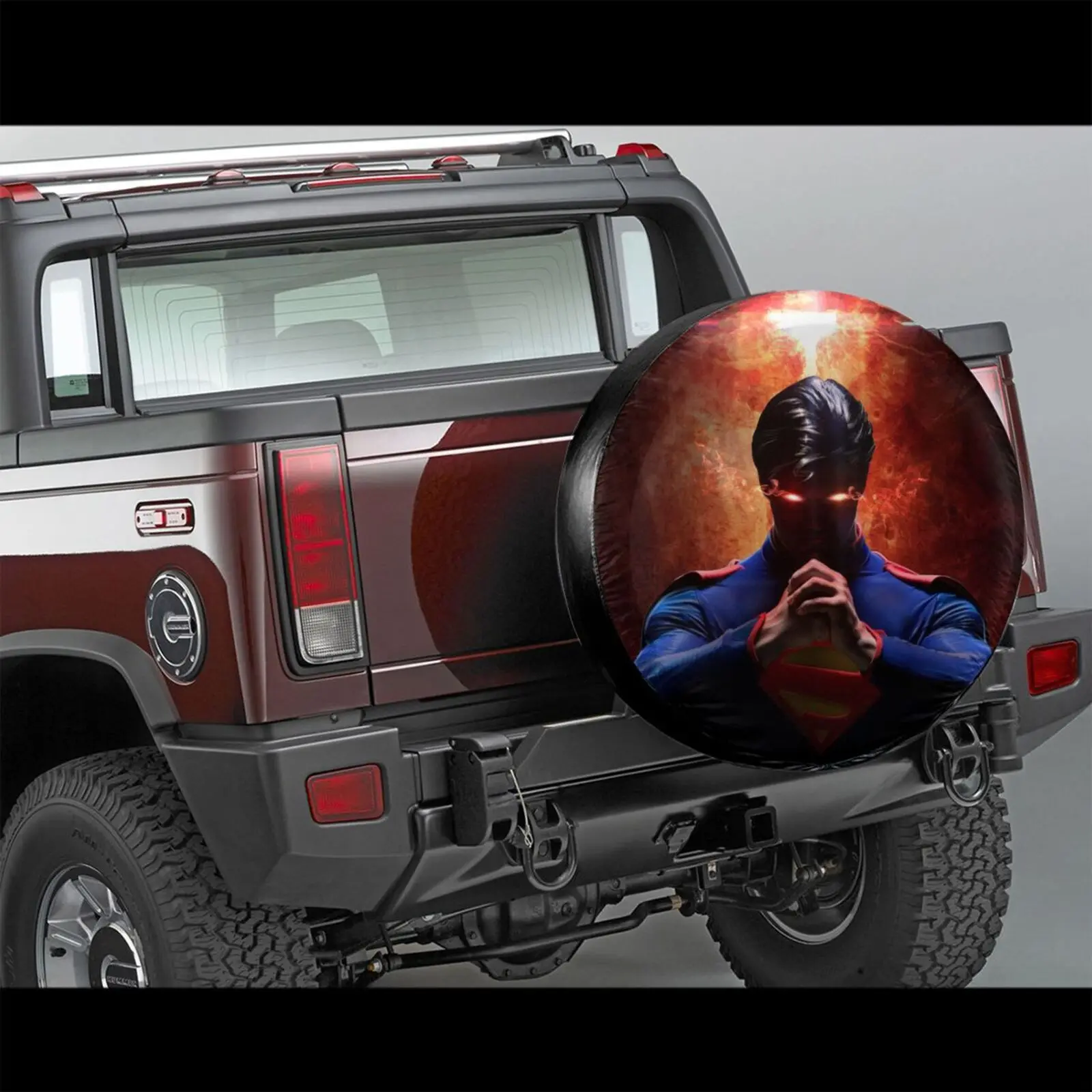 

Чехол на колесо с принтом на заказ, аксессуары для автомобильных шин из аниме Фильма Супергероя, чехол для запасной шины, бесплатная доставк...