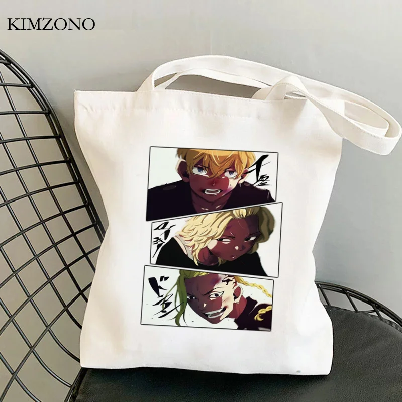 

Tokyo Revengers shopping bag handbag reusable cotton grocery bolso bag bolsa compra tote boodschappentas sac cabas cabas