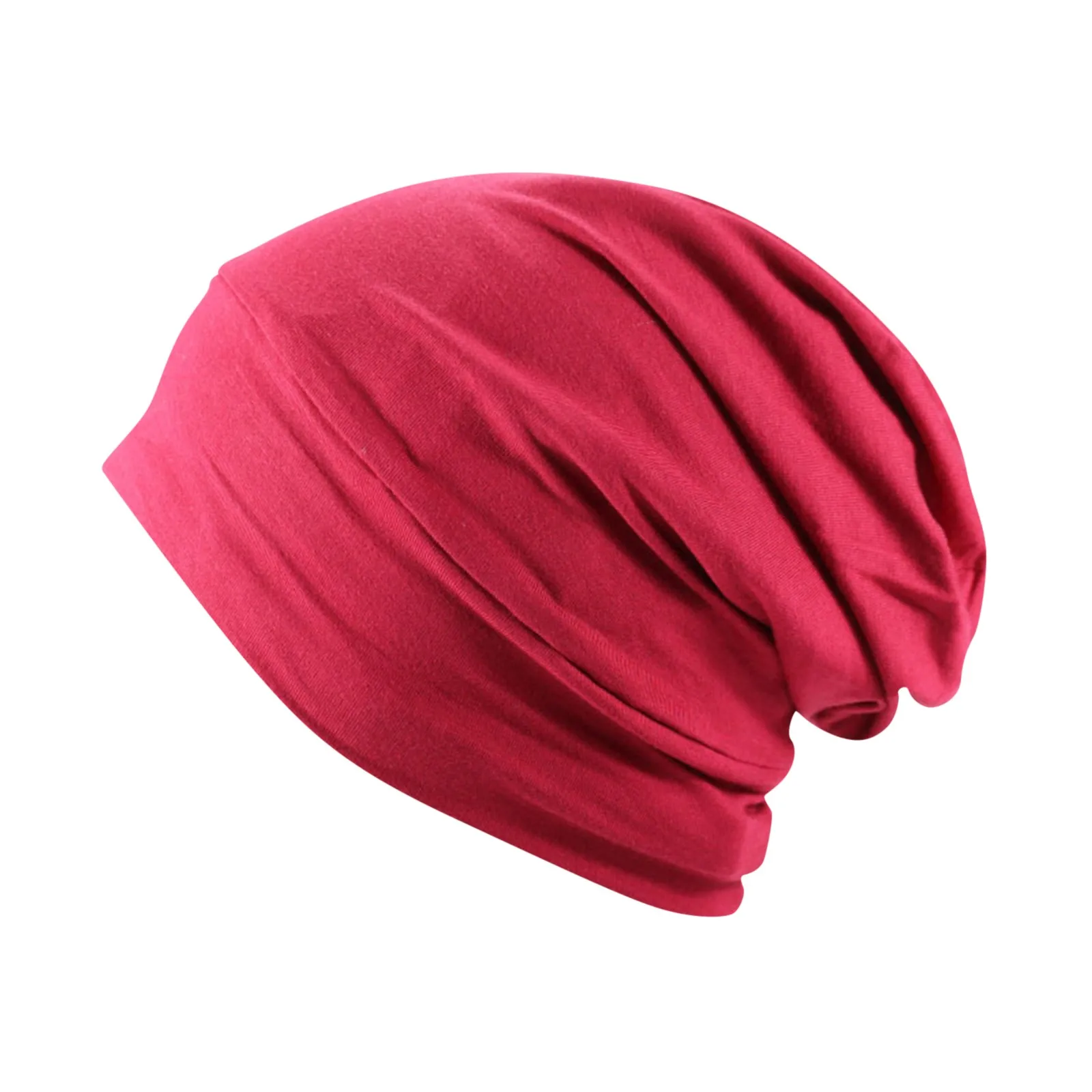 

Women Solid Color Hat Adjustable Elasticity Elastic Capless Cap Comfy High Quality Daily Casual Cap In Stock