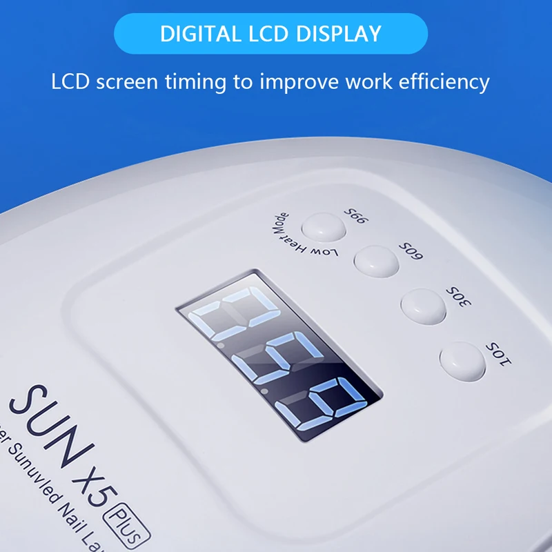 SUN 5X Plus UV LED Lamp for All Gels Nail Dryer 80W Led Lamps Manicure Gel Drying Varnish Professional | Красота и здоровье