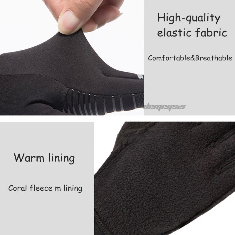 

Touch Screen Skiing Gloves Non-slip Winter Hunting Climbing Cycling Gloves Waterproof Warm Ski Skateboard Snowboard Gloves
