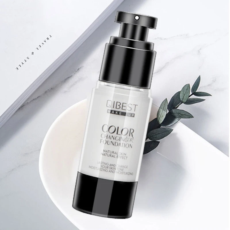 30 мл меняющая цвет основа для макияжа контроль жирности жидкость лица осветление