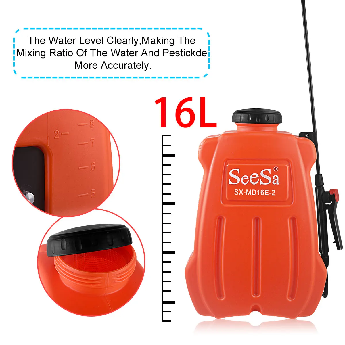 

High-efficiency Crop Weeding Disinfection Rechargeable Electric Backpack Agricultural Sprayer L5