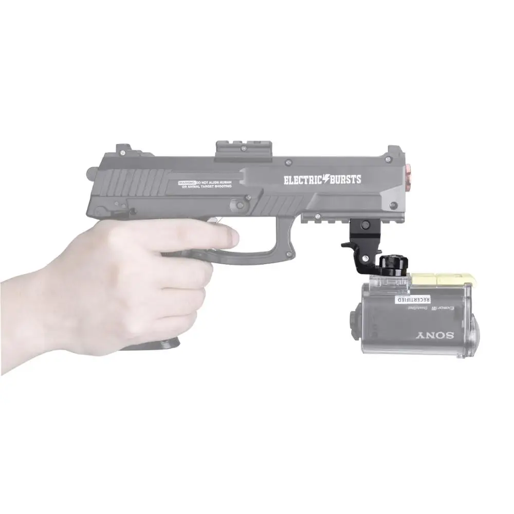 Gun Rail Mount Kit Aluminum Adapter Picatinny Nerf for Airsoft Carbine Gopro Sony SJCAM Action Camera | Электроника