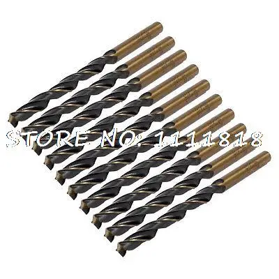 

10 шт., сверла из быстрорежущей стали с прямым хвостовиком диаметром 5,1 мм