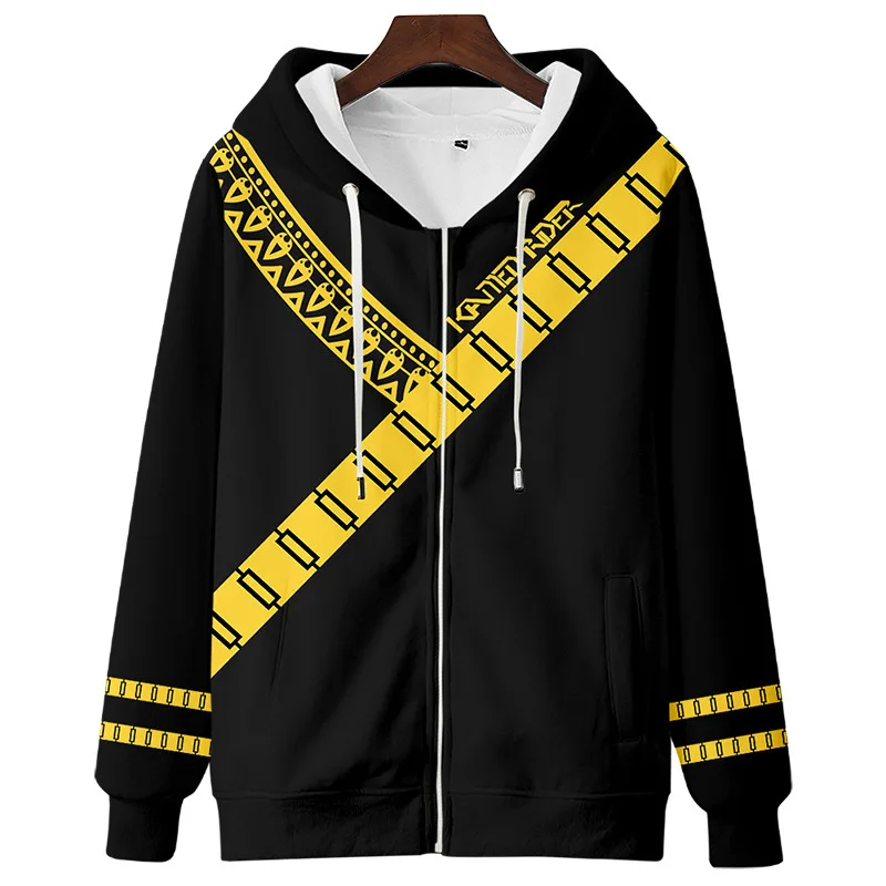 

Модный повседневный пуловер на молнии для мужчин и женщин с 3D-принтом аниме Kamen Rider