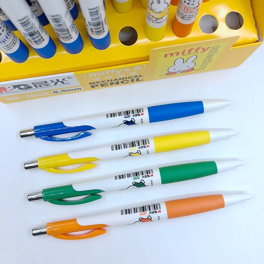 

(5 Pieces/Lot) M&G Cartoon Rabbit Cute Mechanical Pencils 0.5mm/0.7mm Automatic Pencil For School Students Kids Gift MF3002