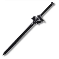 sword art online sao kirito kazuto elucidatordark repulser black sword cosplay anime pu sword