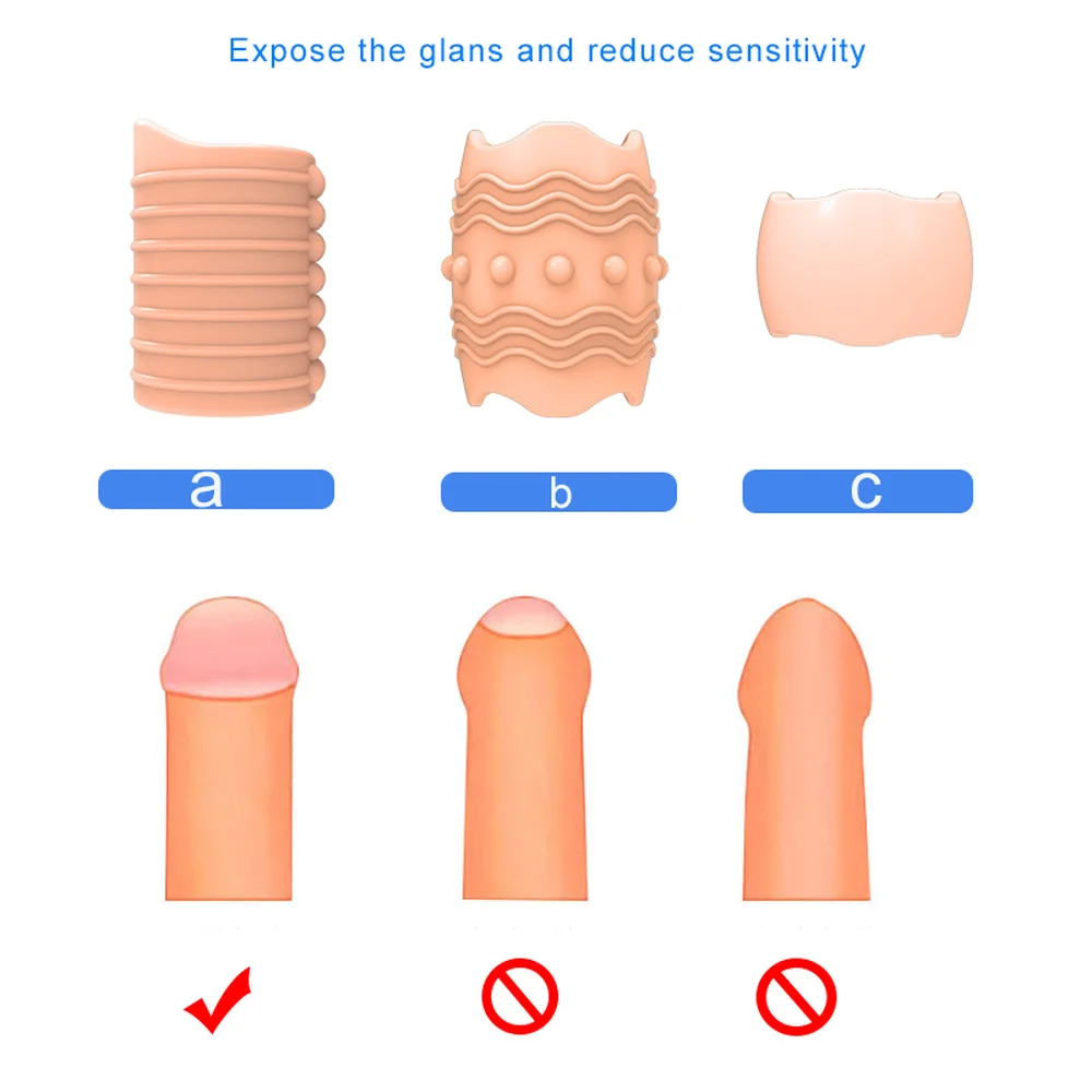 Кольцо на член крайней плоти для увеличения мужского пениса t Glans Lock Se men Men клетка