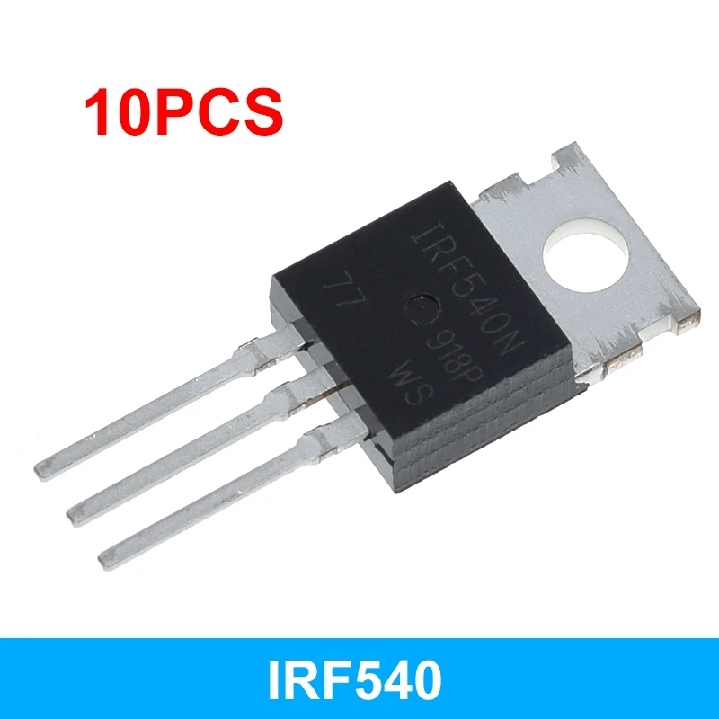 ТРАНЗИСТОР IRF510 IRF520 IRF530 IRF540 IRF630 IRF640 IRF730 IRF740 IRF830 IRF840 TO 220 TO220 10 шт.|Интегральные схемы|