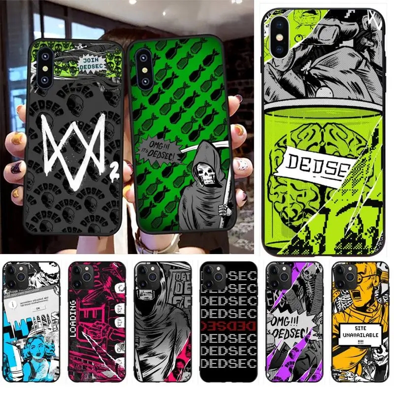 NBDRUICAI Watch Dogs 2 Dedsec DIY Роскошный чехол для телефона iPhone 11 pro XS MAX 8 7 6 6S Plus X 5S SE XR