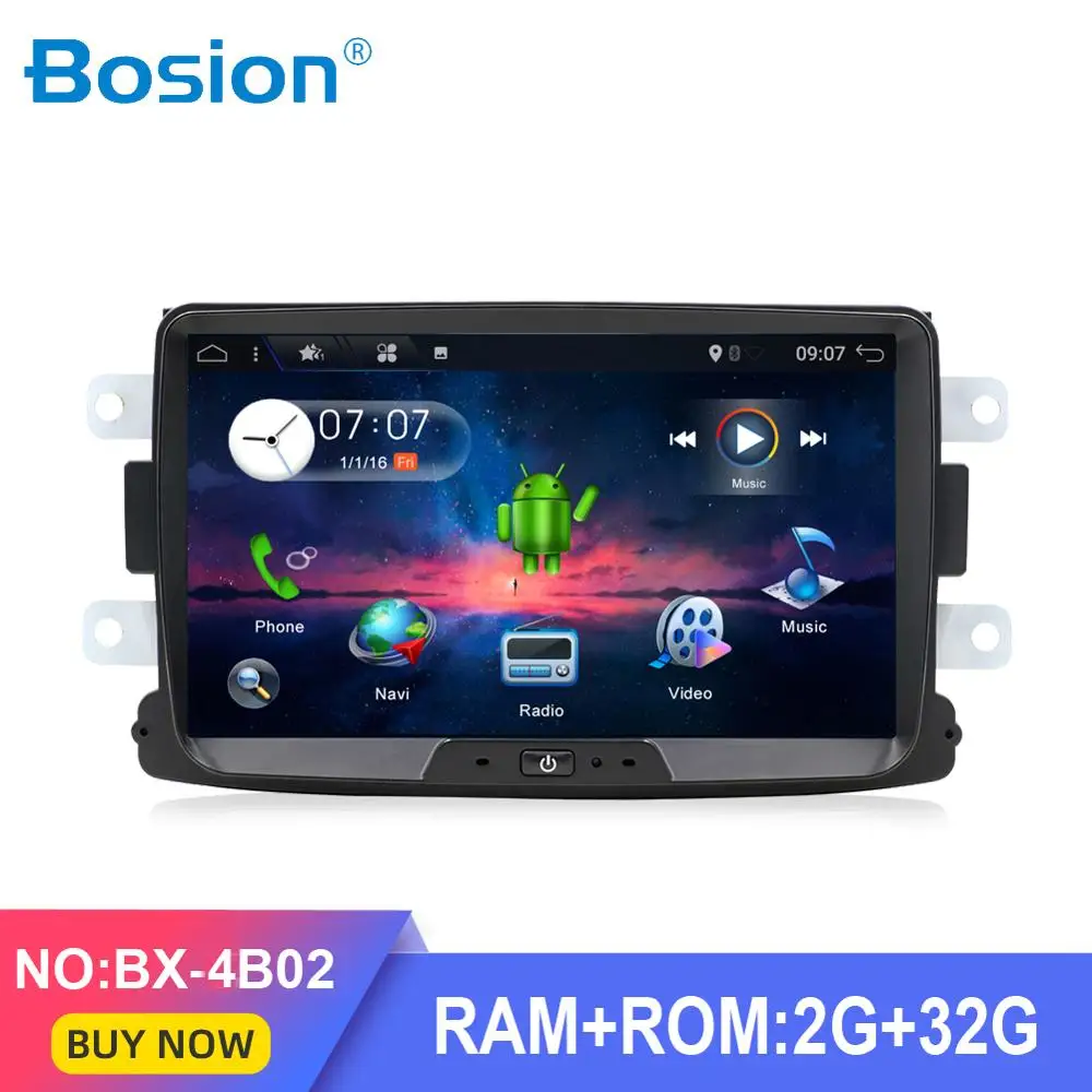 8 дюймовый автомобильный DVD плеер 1 DIN Android 10 0 для Dacia/Sandero/Duster/Renault 2 Logan 32 ГБ ROM