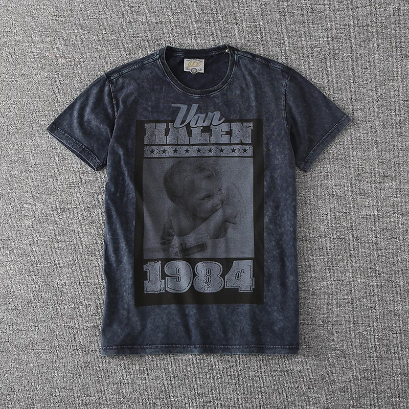 GustOmerD 2020 летняя новая мужская футболка Ретро Хлопковая одежда с круглым вырезом