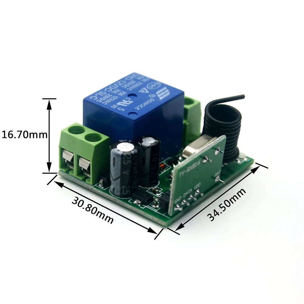 Беспроводной пульт дистанционного управления 12 В постоянного тока 1 канал