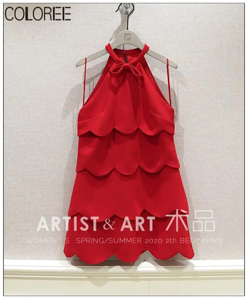 High end красные платья с подиума платье 2020 женское сексуальное американской