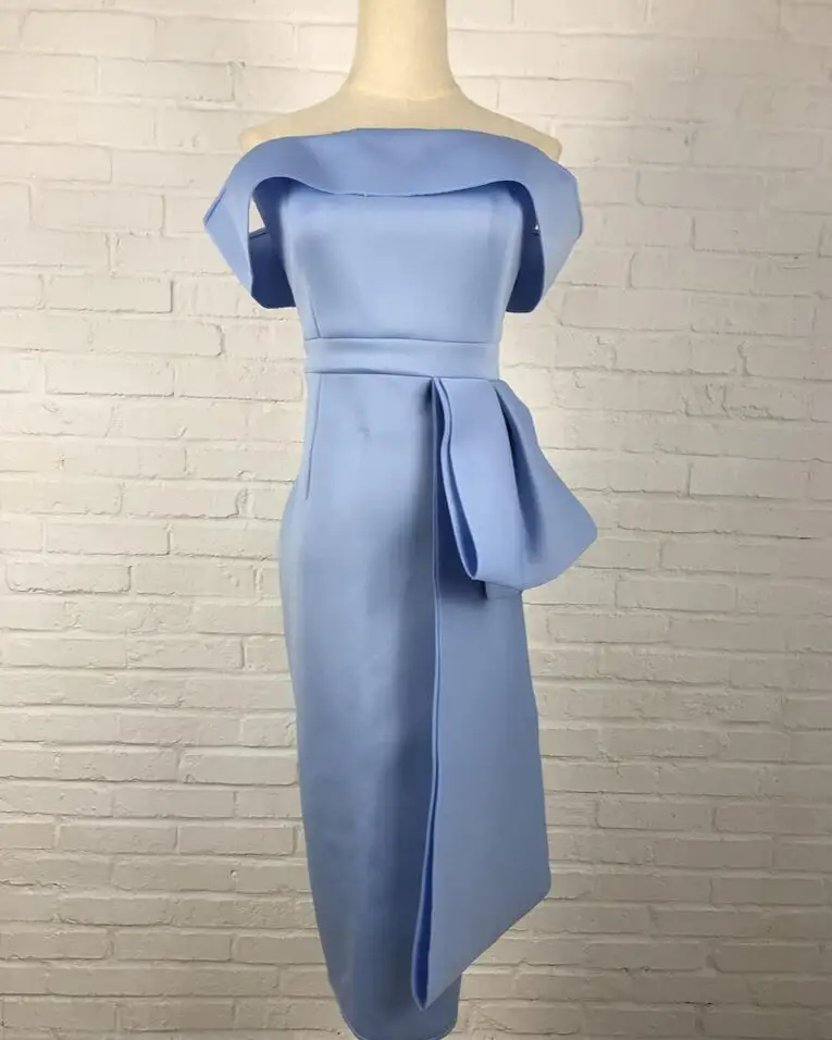 Женское облегающее платье с открытыми плечами открытой спиной Клубная одежда