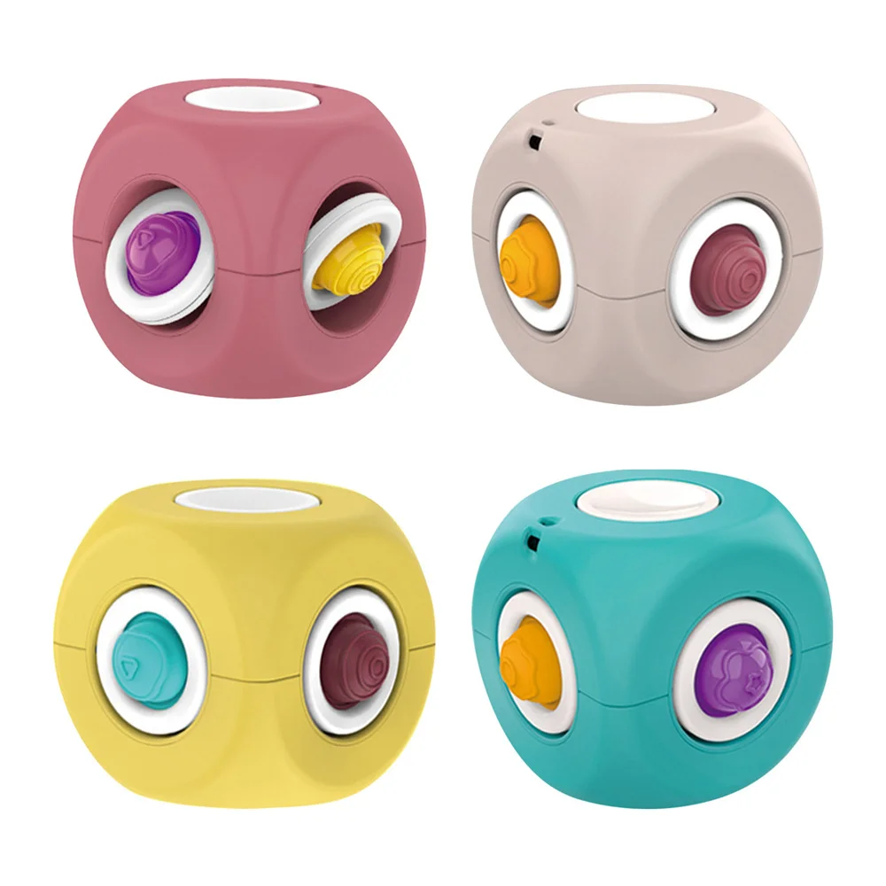 

Anti-Anxiety Pop Fidget Spinner Popper Finger Push Bubbles Cubes Spinners Popping Squeeze Sensory Toys