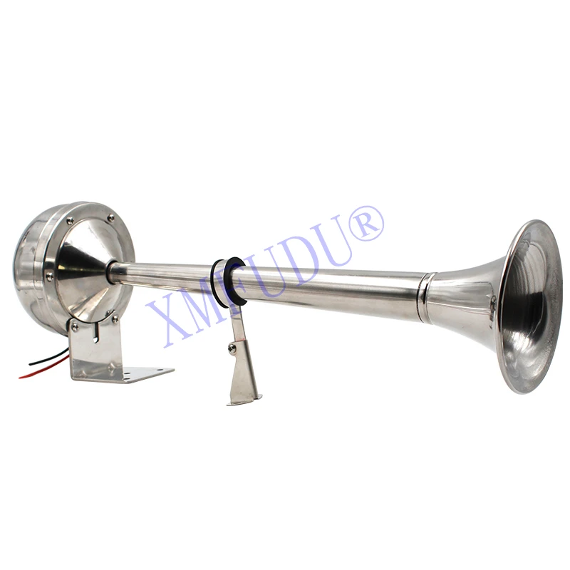 12v Морская Лодка из нержавеющей стали однотрубный рог, низкий тон, 16-1/8"