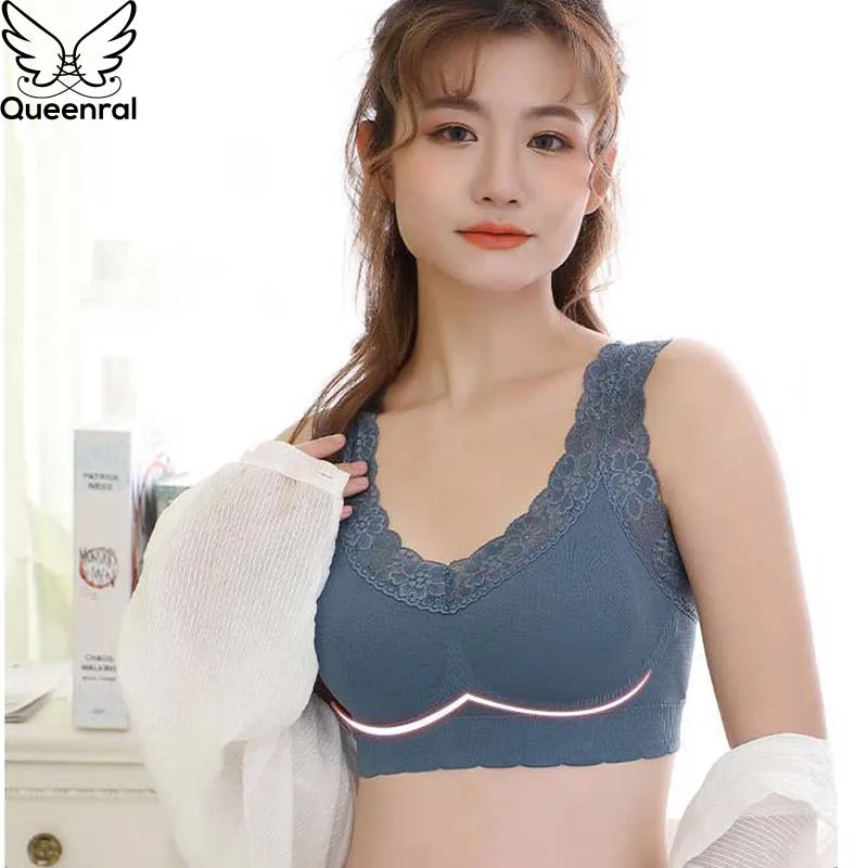 Бюстгальтер женский бесшовный кружевной пуш-ап без косточек | Женская одежда