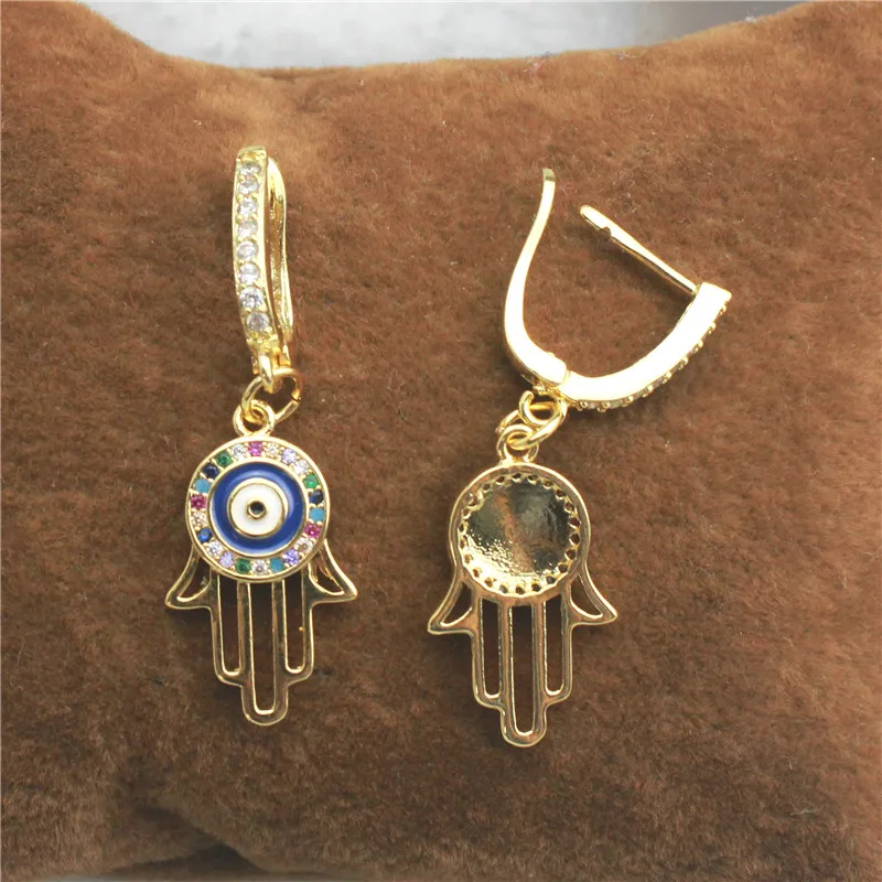 5 звёзд модные циркониевые/эмалевые серьги блокировка/кубический циркон в форме