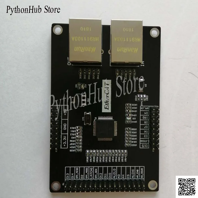 Плата разработки ведомого эфирного элемента LAN9252 STM32F407ZGT6 SPI/FSMC|Соединители| |