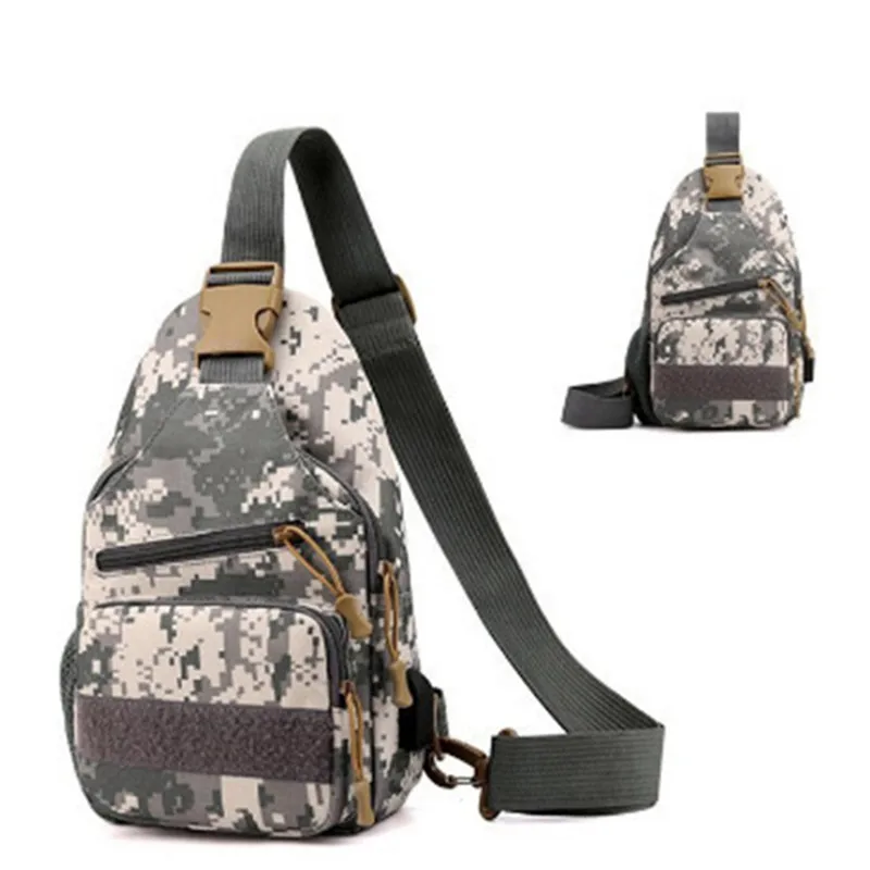 

Тактическая Мужская нагрудная сумка из ткани Оксфорд, армейская Военная уличная сумка на плечо для мужчин, камуфляжная походная сумка чере...