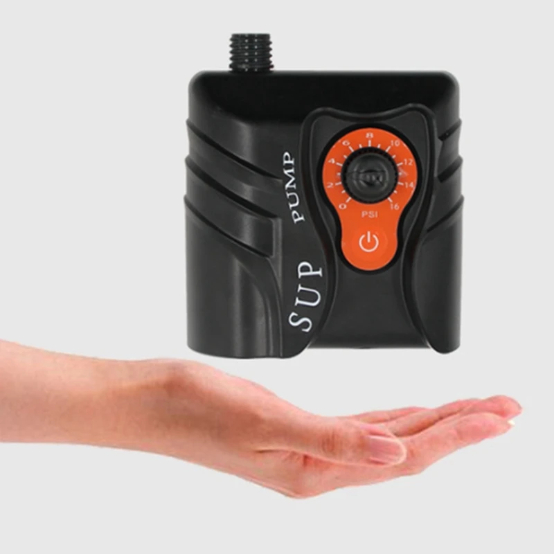 

16 Psi Electric Air Pump- Manual Adjustment, for Inflatable Stand Up Paddle Boards, Tent, Kayaks, Water Sports Float