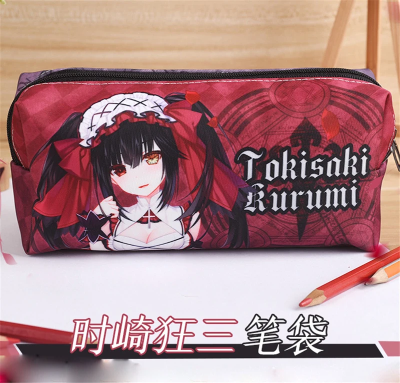1 шт. чехол-карандаш с аниме датой и персонажем из мультфильма токисаки Куруми