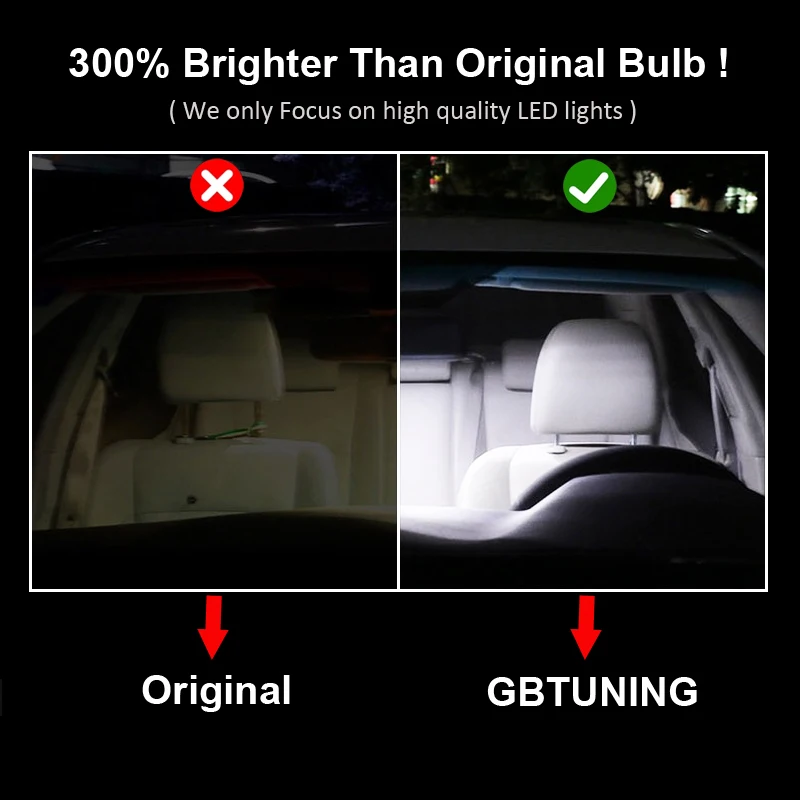 Комплект светодиодных ламп для светильник освещения 11 шт. GMC Yukon XL 1500 2000-2006