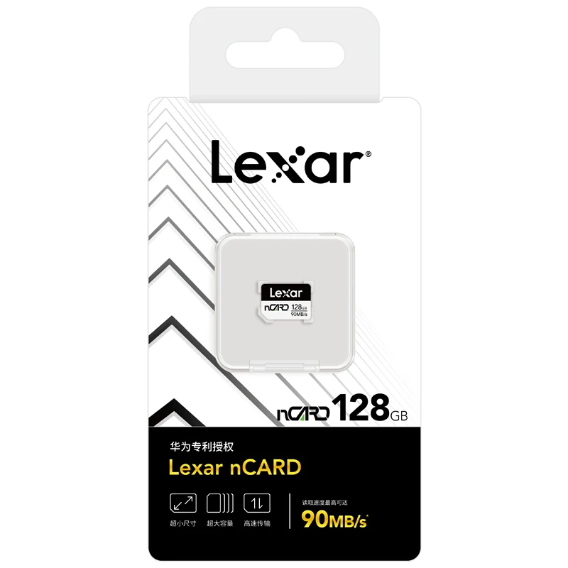 

New Arrival Lexar Nano Memory Card nCARD 64GB 128GB 256GB High Speed Max 90MB/s NM Card For Huawei MatePad Pro/Mate 20/P30