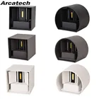 6 Вт 12 Вт Водонепроницаемый AC85-265V поверхностный светодиодный настенный светильник современный скандинавский светильник внутренние настенные светильники для гостиной крыльца на открытом воздухе