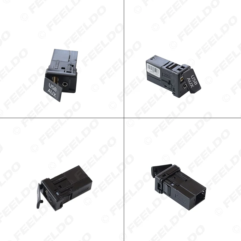 FEELDO автомобильное аудио USB вспомогательный Интерфейс адаптер для Toyota Corolla Camry