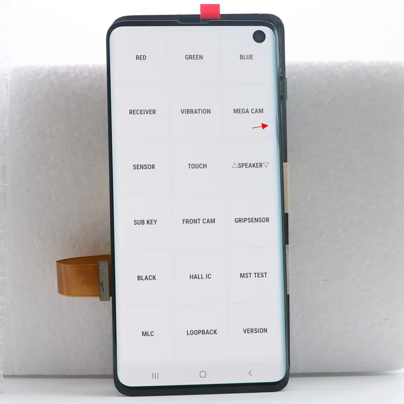 Najtaniej 100% Oryginalny AMOLED Do Samsung Galaxy S10 Lcd SM-G973/973F Wyświetlacz Dotykowy Digitizer Zgromadzenie Dla Samsung S10 Naprawy Części