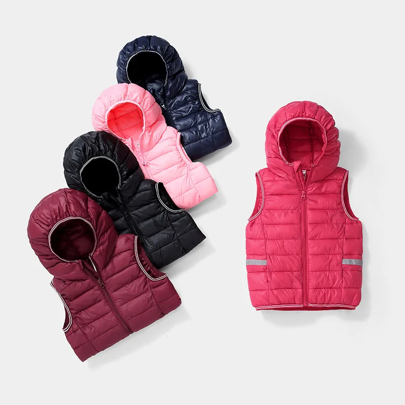 Новинка Модный хлопковый жилет для маленьких девочек и мальчиков на весну осень
