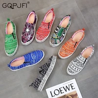 gqpjfi serpentine pu four seasons large size flat shoes round head comfortable womens shoes loafers fashion summer casual shoes