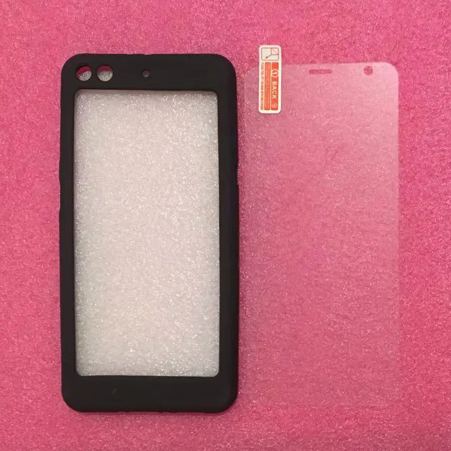 No Back film RYKKZ DIY 3D ТПУ Прозрачная черная рамка чехол для телефона Coque для Hisense A6 чехол s - Цвет: No Back film