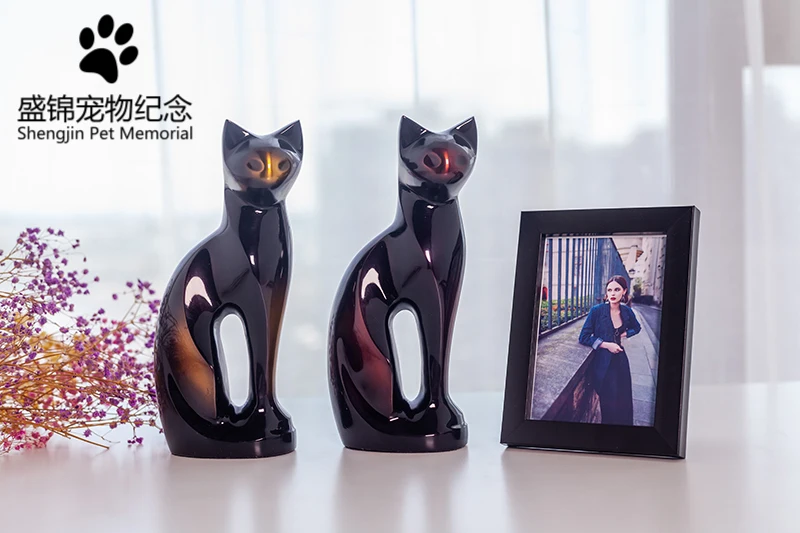 Взрослых Pet кремации пепел держатель урны собака кошка лапой "Мемориал" Шкатулка животного похороны память в форме сердца всегда в моем сердце
