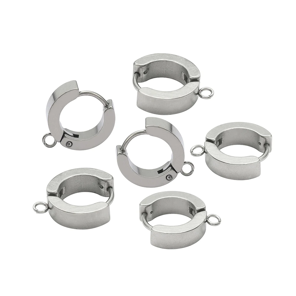 

Dinicessa 10pcs/lot Stainless Steel Clasps Hooks For Handmake Beautiful Jewelry Accessories Design Dangle Earring Wholesale