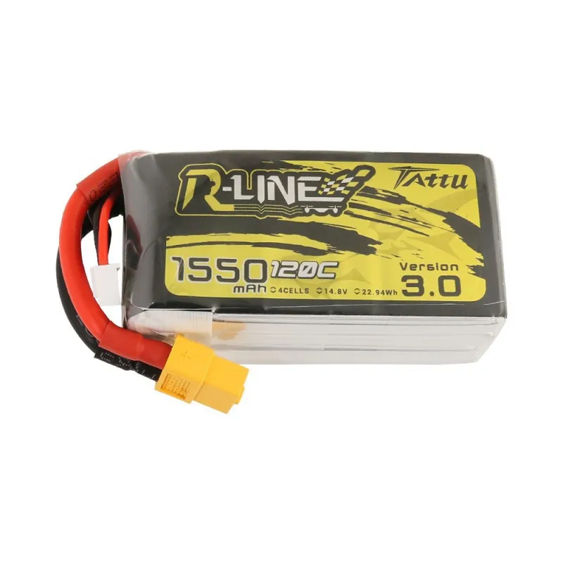 Новинка литий полимерный аккумулятор TATTU R Line версии 3 0 V3 1300 1550 мАч 14 8 в с разъемом