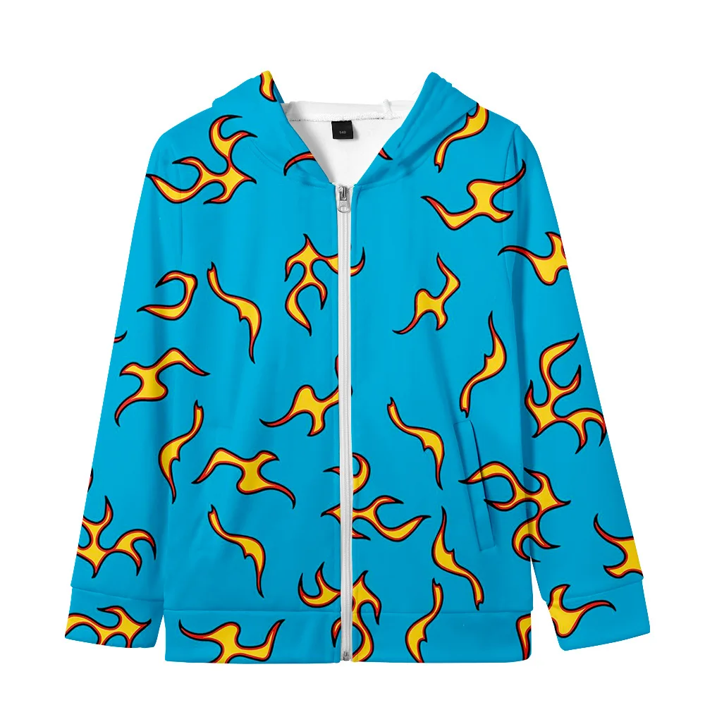 

Толстовка флисовая с капюшоном для детей и студентов, на молнии