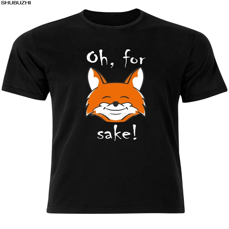 Забавная необычная Мужская футболка Oh for Fox Sake топ AJ78 мультяшная новая модная