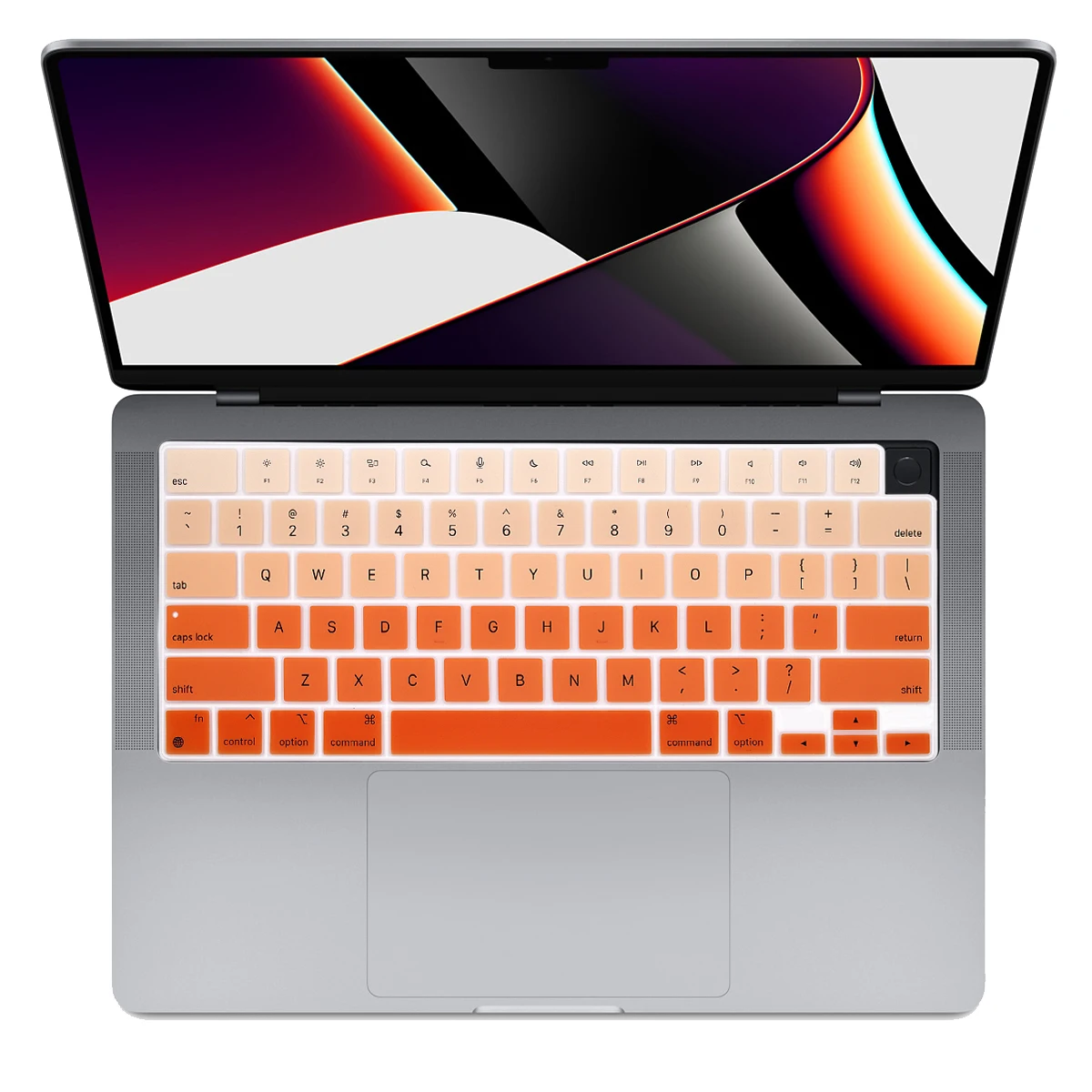 Чехол для клавиатуры нового MacBook Pro 14 16 дюймов 2021 A2442 A2485 M1 протектор ноутбука