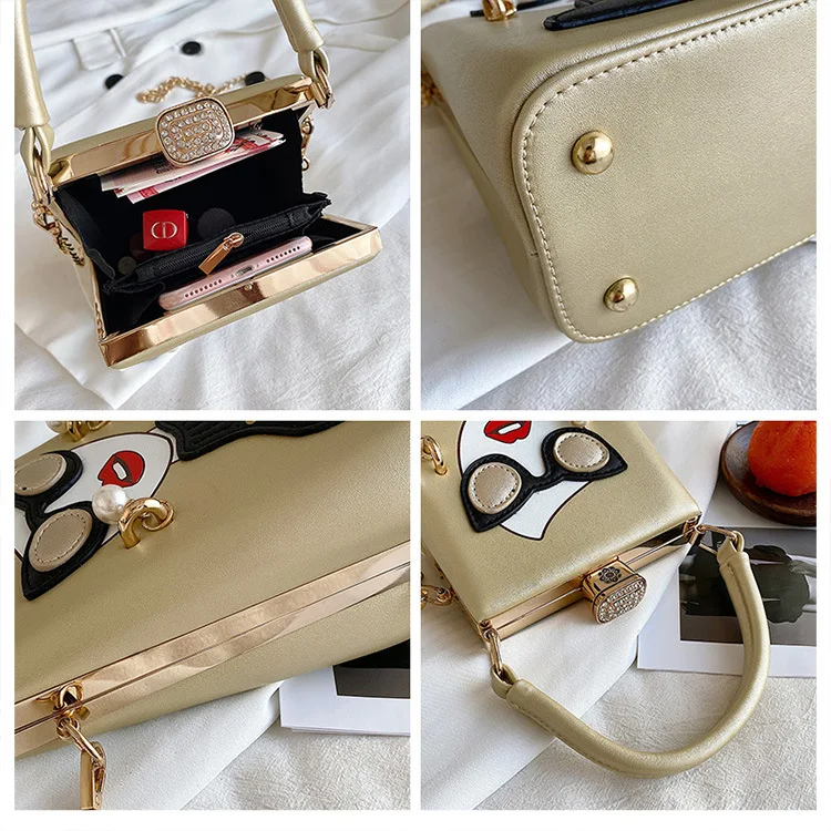 Модные женские солнцезащитные очки с узором женский клатч для вечерние