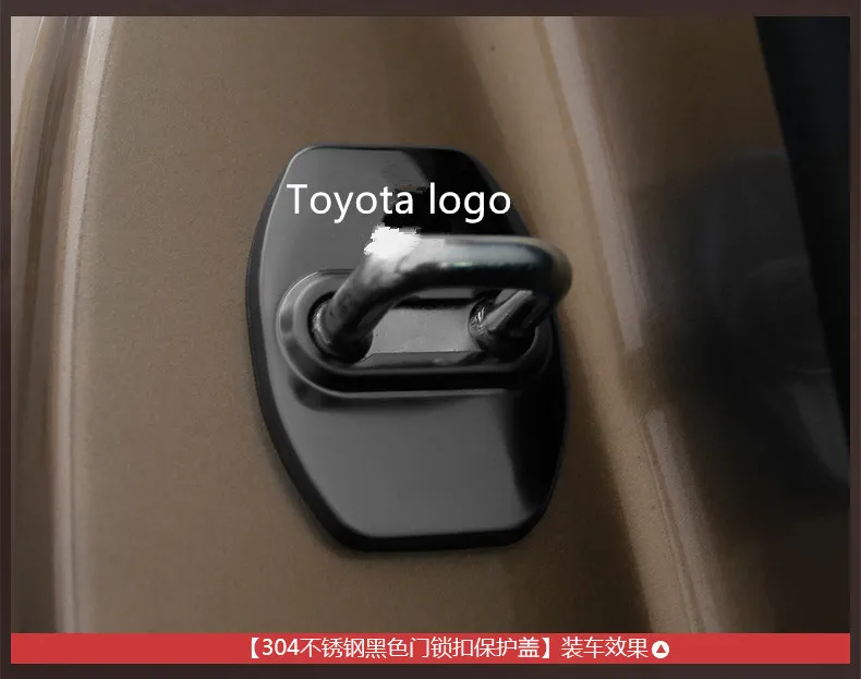 Застежка дверного замка из нержавеющей стали защитный чехол для Toyota Land Cruiser 200 Prado