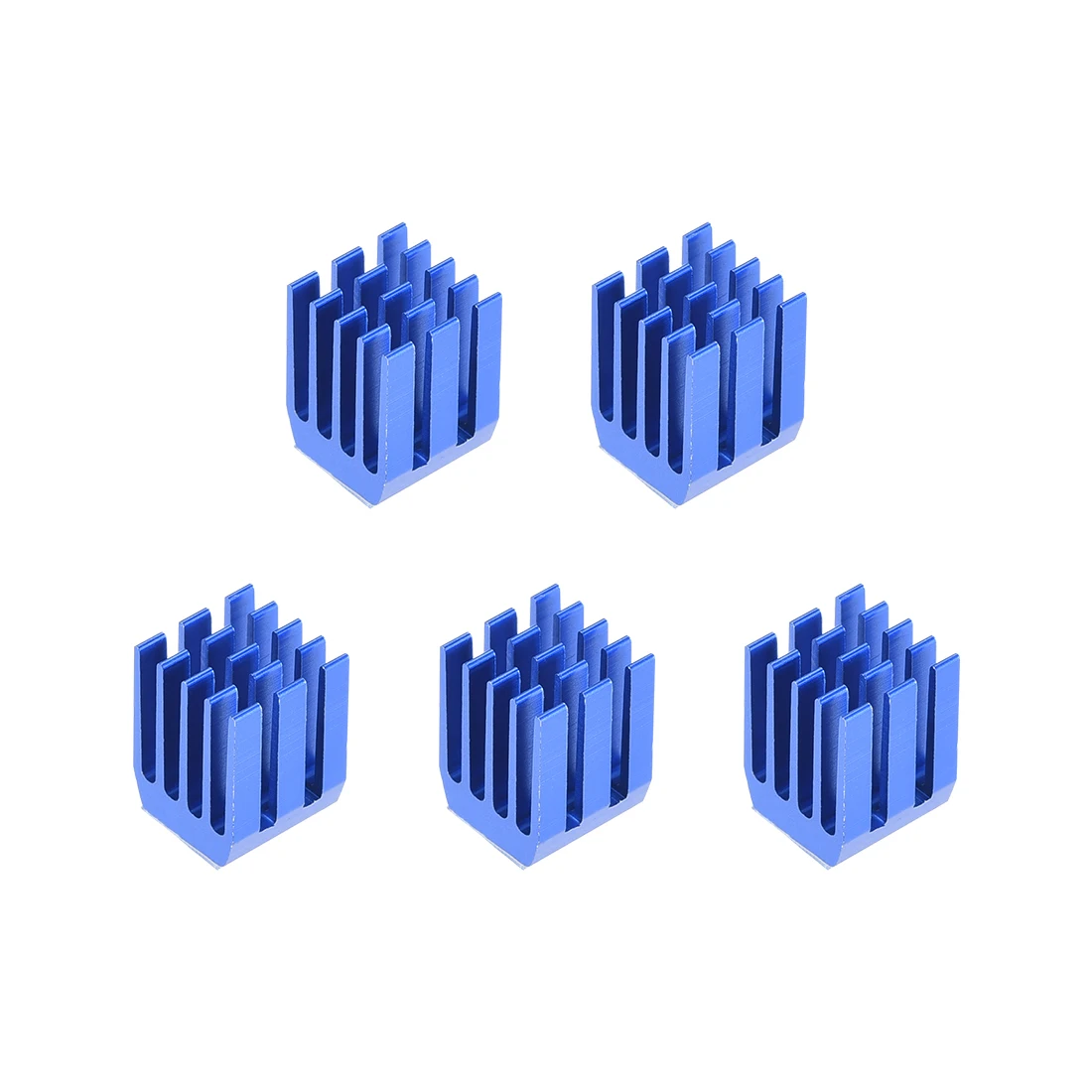 

Uxcell Heatsink with Thermal Conductive Adhesive Tape 9 x 9 x 12mm Black 5pcs