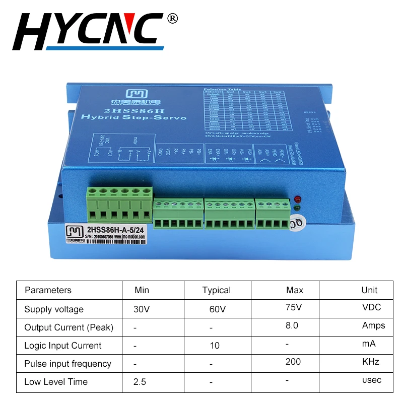 Двухфазный гибридный Серводвигатель NEMA34 86J1880EC крутящий момент 4 5 нм JMC 2HSS86H 60-80 В