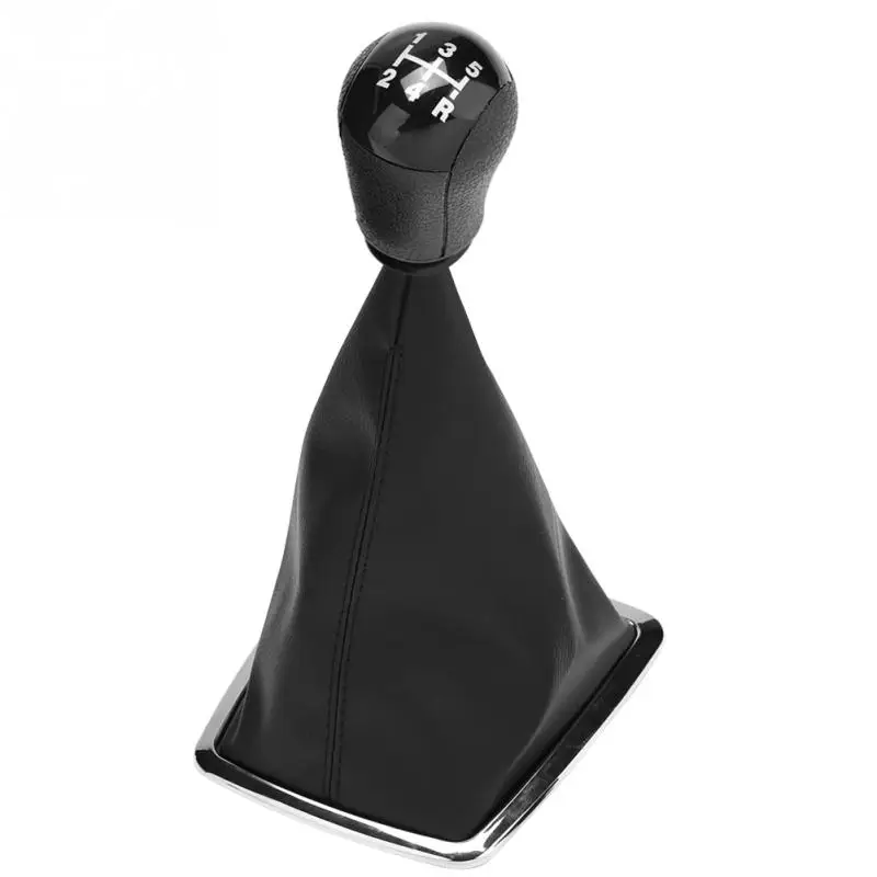 5 скоростей ручка переключения передач + гаитер крышка загрузки для Ford Focus MK2 2004 2005