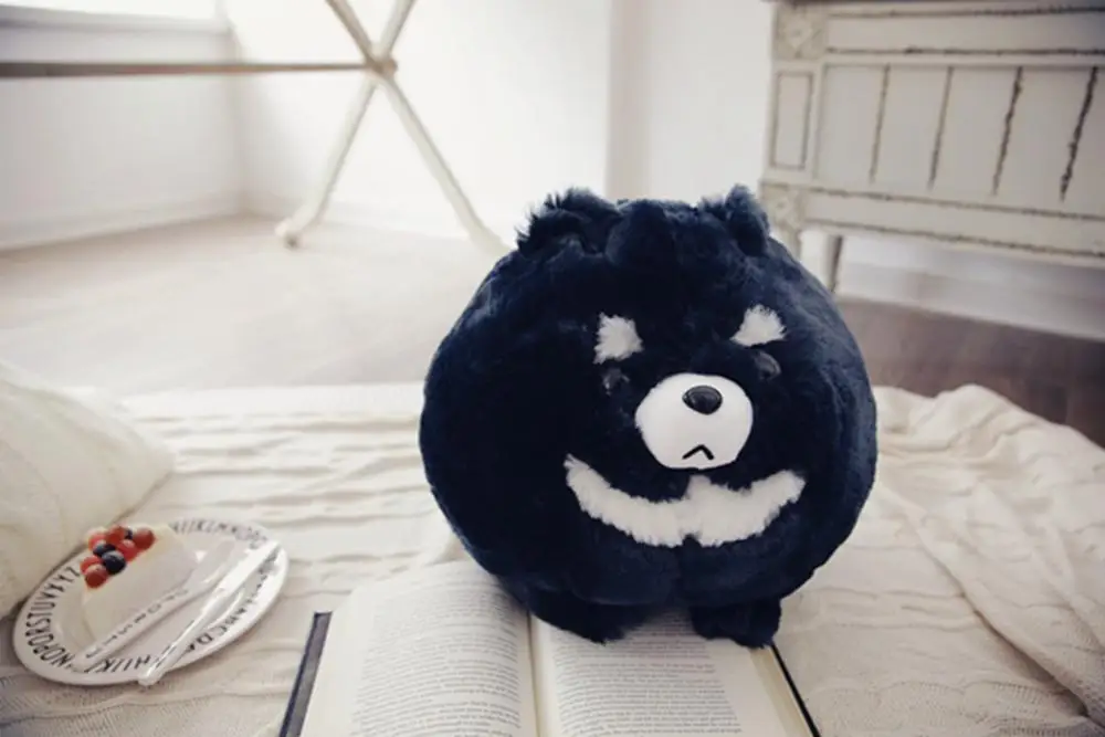 NEW Lovely Furry Pomeranian Small Cute Dog Pillow Soft Plush Toy Creative Chair Cushion Stuffed Baby BIrthday Gift House Decor | Игрушки и