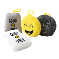 4pc face cleaning sponge clean cloth household kitchen strong decontamination artifact microfiber cleaning cloth dish towel